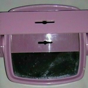 Vintage Double Sided Magnifying Cosmetic Mirror